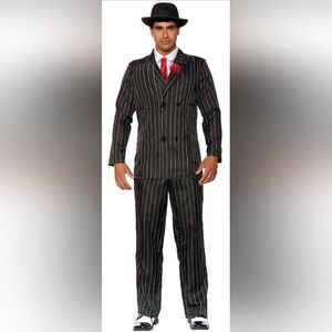 Mob Boss Halloween Gangster Costume Men's XXL